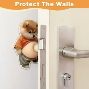 3D door stopper sticker